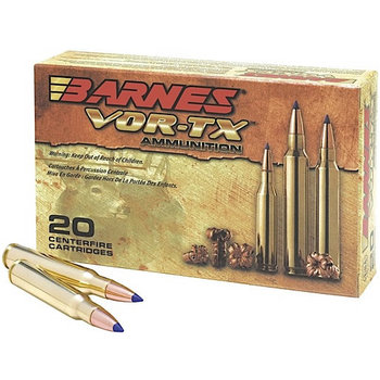 Barnes Tipped TSX Rifle Ammunition BB30063, 30-06 Springfield, Tipped TSX Boat Tail, 180 GR, 20 Rd/Bx
