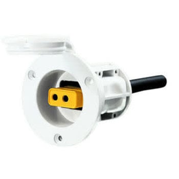 Cannon Flush Mount Power Port-White