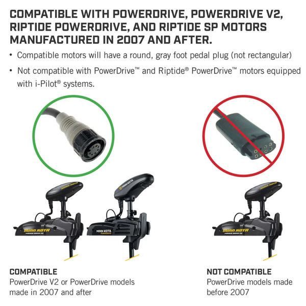 Minn Kota PowerDrive BT Foot Pedal Acc (Corded)