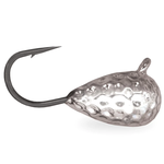 Acme Hammered Tungsten Ice Jig Size 3 Silver 2-pk