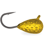 Acme Hammered Tungsten Ice Jig Size 3 Gold 2-pk