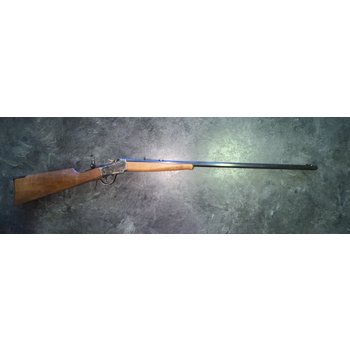 Uberti 1885 Low Wall 22 LR Sporting Rifle 30" Ocatagon BBL Rifle w/Peep Sights