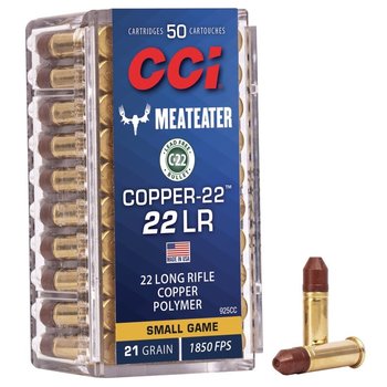 CCI Copper-22 22 LR 21gr CHP Ammo 50 Rounds