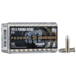 Federal Punch 22 LR 29gr NIckel Plated Flat Nose Ammunition 50/Box