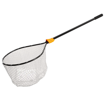 Frabill Clear Rubber Conservation Series Net 17" x 19" Hoop 36" Handle
