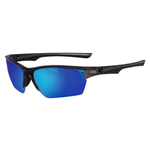 SpiderWire Polarized Sunglasses. Crystal Dark Gray/Smoke/Blue SPW009CGYSMKBLU