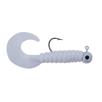 Johnson Swimming Grub 1/4oz Pearl White 5-pk