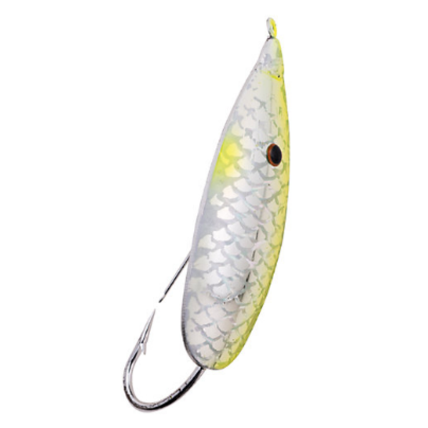 Johnson Johnson Silver Minnow Spoon 1/2oz Chartreuse Flash