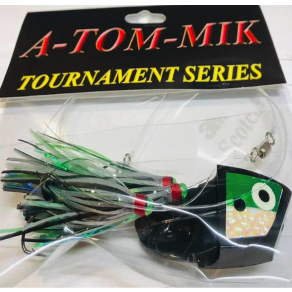 A-Tom-Mik King Meat Rig. Black Glo Green