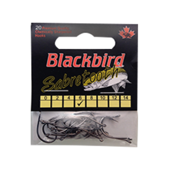 Red Wing Tackle Blackbird Sabretooth Hook. Size 10