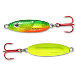 Northland Buck-Shot Rattle Spoon Super-Glo Firetiger 1/4oz