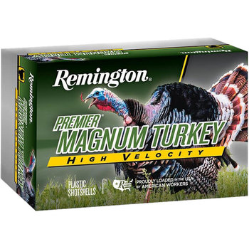 Remington Remington Premier Magnum Turkey High Velocity 12 Gauge Ammunition 5 Rounds 3-1/2" Shell #4 Copper-Plated Hardened Lead Shot 2oz 1300fps
