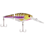 Berkley Flicker Shad Jointed 2" Purple Tiger 5-7’ Dive