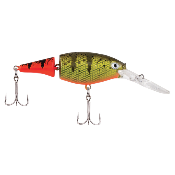 Berkley Flicker Shad Jointed 2" Firetail Hot Perch 5-7’ Dive