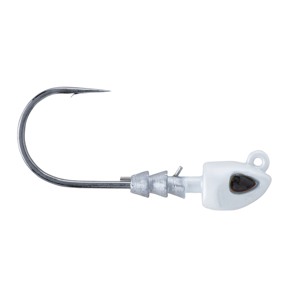 Berkley Fusion19 Swimbait Jighead 1/4oz 2/0 Pearl White 3-pk