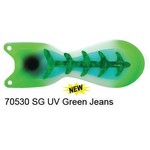 Dreamweaver Spin Doctor 8" Flasher Super Glow UV Green Jeans