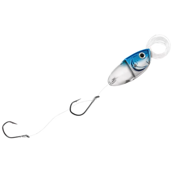 Luhr Jensen Cut Bait Head w/Rigging Chrome Blue