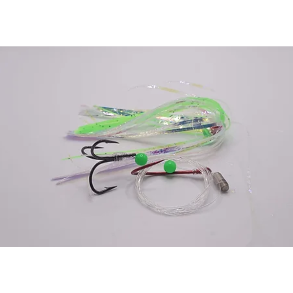 GRC GRC Tournament Series Trolling Fly Lime Um  4" Live E-Chip