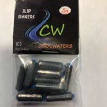 Coolwaters Slip Sinkers 3.5g 10/pk