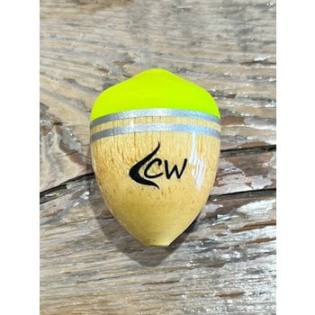 Coolwaters Balsa Wood 9g Slip Acorn Float Chartreuse