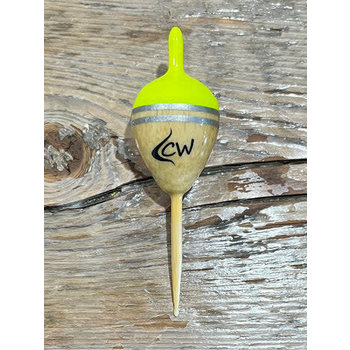 Coolwaters Balsa Wood 5g Fixed Acorn Float Chartreuse