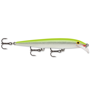 Rapala Scatter Rap Minnow. Silver Fluorescent Chartreuse 11
