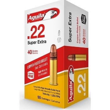 Aguila 22 LR Super Extra 40gr Copper Plated Ammuntion