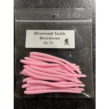 Riverwood Riverworms 3" Light Pink 15-pk