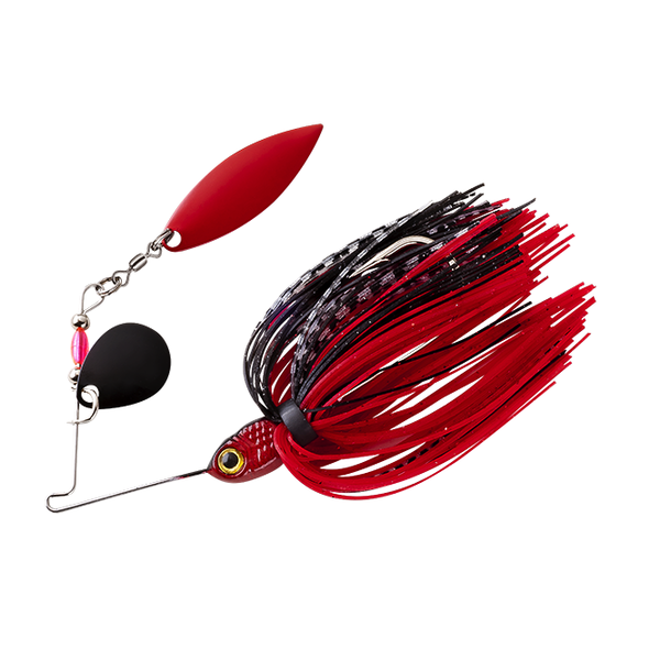 Booyah Pond Magic 3/16oz Spinnerbait. Red Ant