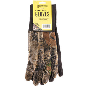 Hunters Specialties Mesh Glove With Grip Palm One Size Fits Most Realtree Edge Camouflage
