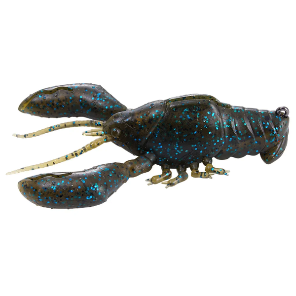 Megabass Sleeper Craw 3" 5/8oz Green Pumpkin Blue
