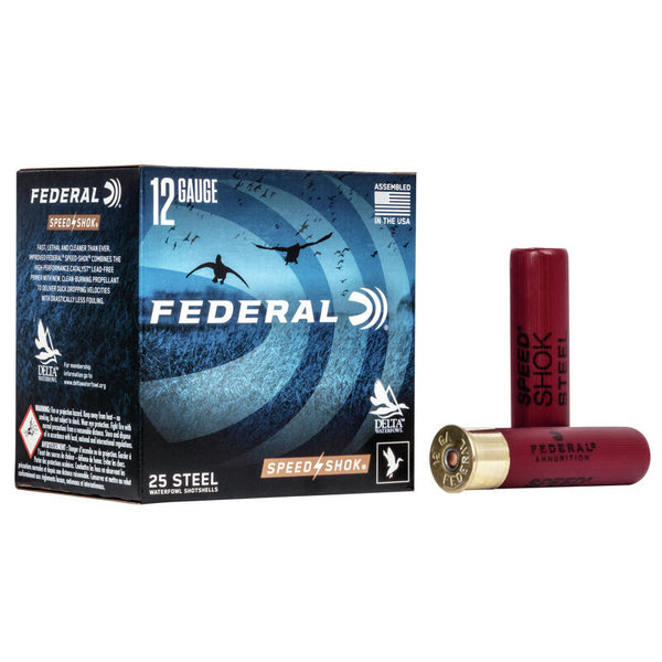 Federal Speed-Shok 12ga 3.5" 1 3/8 OZ #4 HV Ammo Box of 25