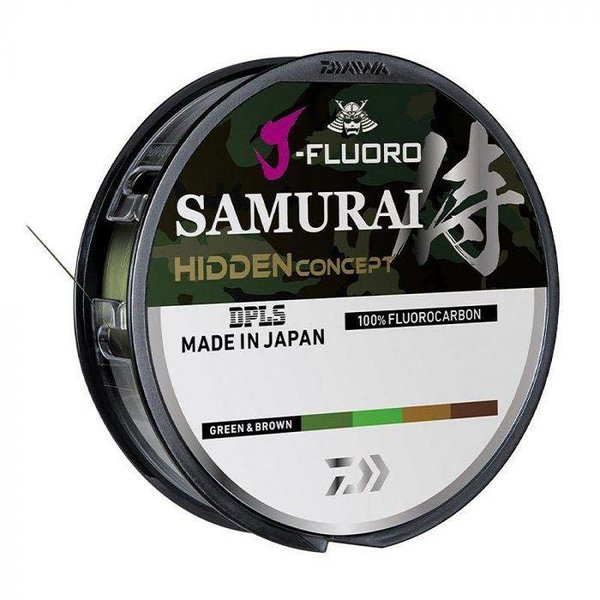 Daiwa J-Fluoro Samurai Hidden Concept 4lb 220yd (Green/Brown)