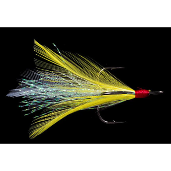 Owner Tournament Trailer Treble Size 6 White Chartreuse Flash 2-pk