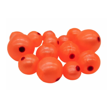 BNR Tackle Soft Bead 16mm Creamsicle Stinkeye 10-pk