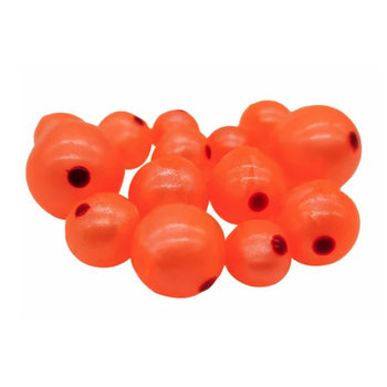 BNR Tackle Soft Bead 20mm Creamsicle Stinkeye 8-pk