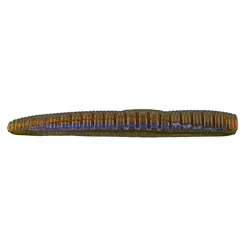 Roboworm Ned Worm 3" Aaron’s Green Pumpkin 8-pk