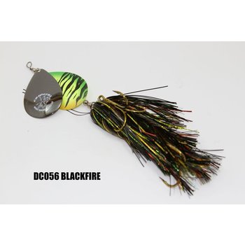 Musky Mayhem Tackle Double CowGirl. Black/Fire