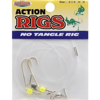 K&E PERCH/CRAPPIE RIG SZ4 CHARTREUSE MFG# NT414