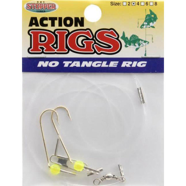 K&E PERCH/CRAPPIE RIG SZ4 CHARTREUSE MFG# NT414