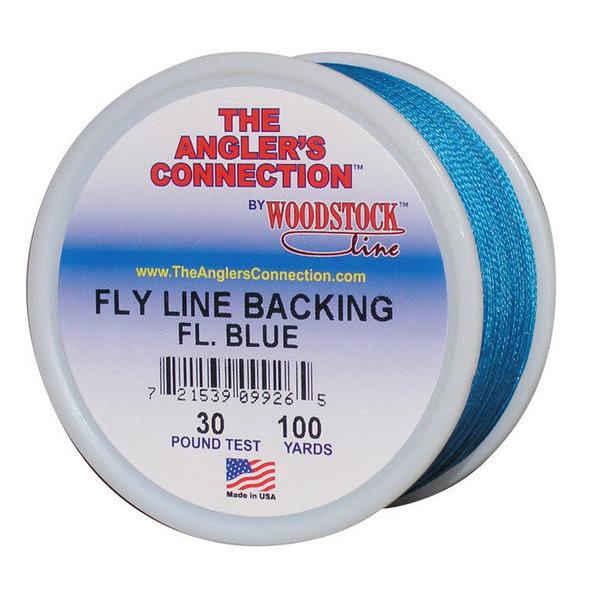 WoodStock Fly Line Backing. 30lb 100yds Fl Blue