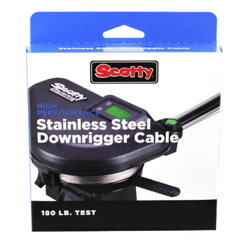 Scotty 2401K Stainless Steel 180lb Downrigger Cable 300'