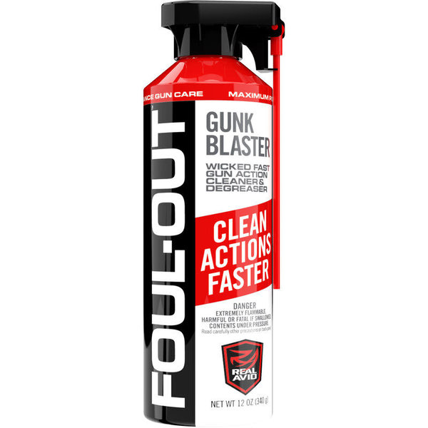 Real Avid Foul-Out Gunk Blaster Gun Cleaner and Degreaser 12 oz Aerosol Can