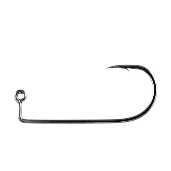 Owner 90° Round Bend Jig Hook Size #1 63-pk Black Chrome