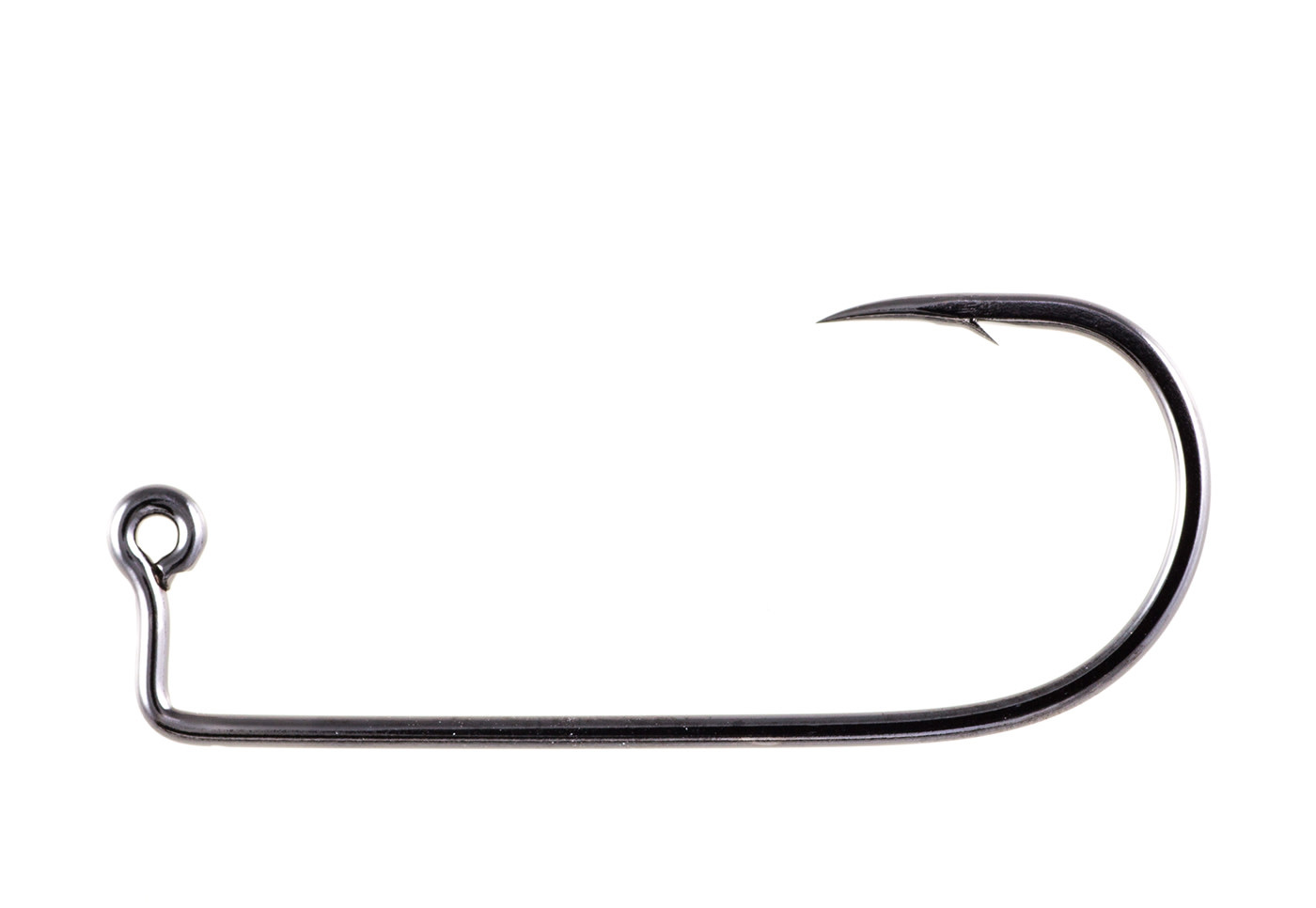 Owner 90° Round Bend Jig Hook Size #1 63-pk Black Chrome - Gagnon