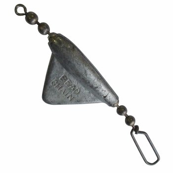 Bead Chain Keel Sinker w/Stainless Steel 1oz 2-pk