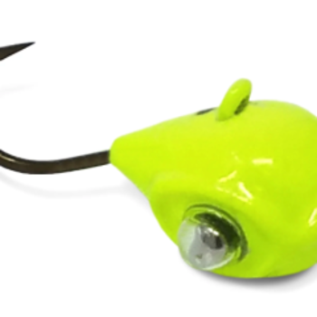Acme Rattlin' Google Eye Tungsten Jig. Bumble Green Size 5