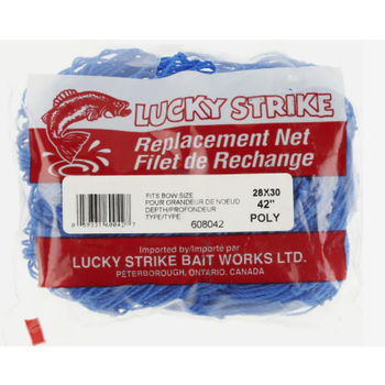 Lucky Strike 42" Poly Replacement Net (28"x30" Hoop)