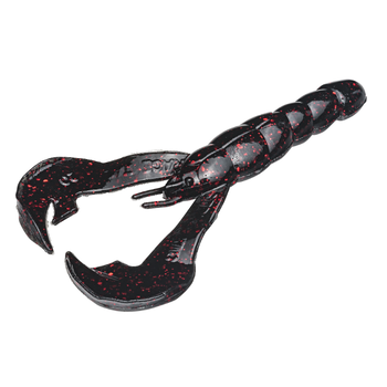 Strike King Rage Tail Craw Black Neon 7-pk