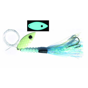 Moonshine Lures Tri-Fly Blue Jackal